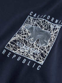 NAME IT Langærmet Bluse Vux Navy Blazer Golden